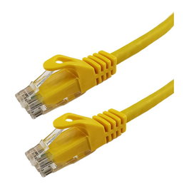 GRAFENTHAL Cable de red Cat6a U/UTP RJ-45 Amarillo 0,25 m
