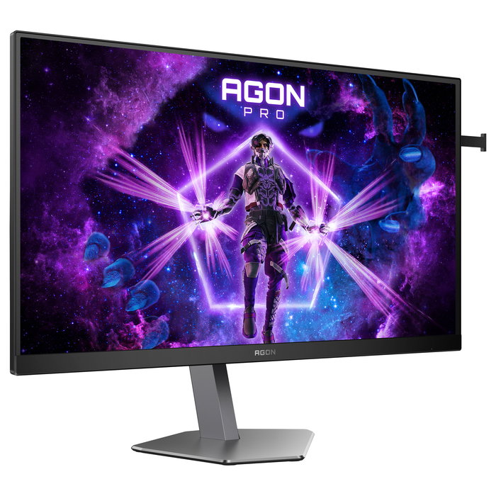 AOC G2 AG276FK Monitor Gaming 27 Pulgadas (68.6 cm) Full HD Fast IPS 520 Hz, DisplayHDR 400, 0.5 ms, HDMI 2.0, DisplayPort 1.4, USB, Altavoces, VESA, Negro y Gris - AG276FK