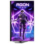 AOC G2 AG276FK Monitor Gaming 27 Pulgadas (68.6 cm) Full HD Fast IPS 520 Hz, DisplayHDR 400, 0.5 ms, HDMI 2.0, DisplayPort 1.4, USB, Altavoces, VESA, Negro y Gris - AG276FK