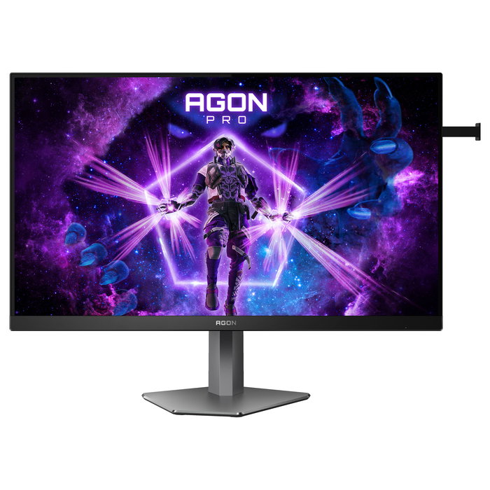 AOC G2 AG276FK Monitor Gaming 27 Pulgadas (68.6 cm) Full HD Fast IPS 520 Hz, DisplayHDR 400, 0.5 ms, HDMI 2.0, DisplayPort 1.4, USB, Altavoces, VESA, Negro y Gris - AG276FK