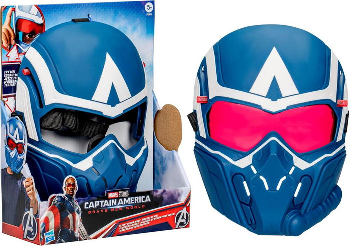 Hasbro Máscara de Visión para Vuelo Capitán América Brave New World Hasbro Máscara de Visión para Vuelo Capitán América Brave New World