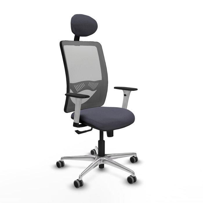 PIQUERAS Y CRESPO Silla de oficina Zulema con mecanismo Sincro, Gris PIQUERAS Y CRESPO Silla de oficina Zulema con mecanismo Sincro, Gris
