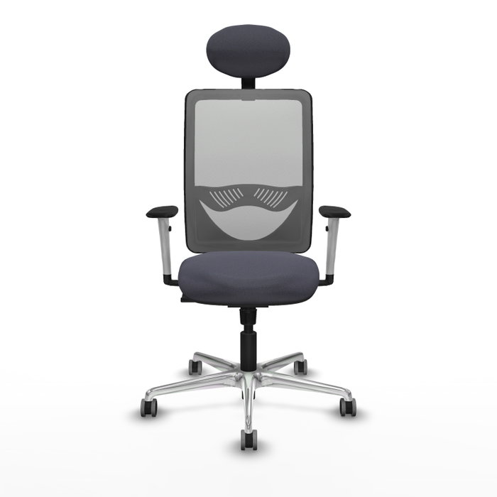 PIQUERAS Y CRESPO Silla de oficina Zulema con mecanismo Sincro, Gris PIQUERAS Y CRESPO Silla de oficina Zulema con mecanismo Sincro, Gris