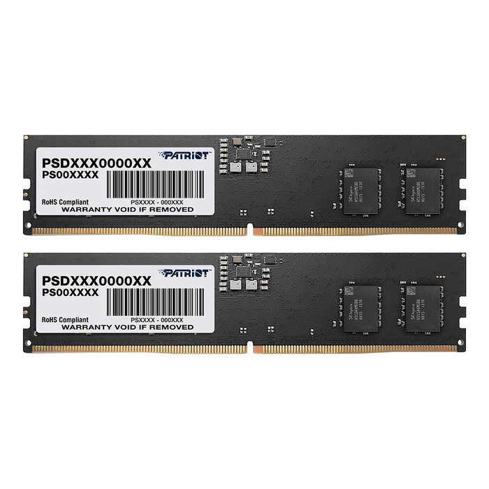 Patriot PSD516G480081 Memoria RAM DDR5, 16 GB (1x16 GB), 4800 MHz, DIMM, Schwarz