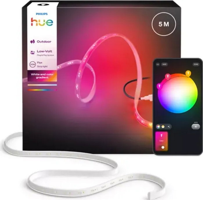 Philips Hue Flux Outdoor Lightstrip 5m Multi-Color IP67