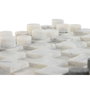 DKD Home Decor Juego de Damas de Piedra 30x30x3 cm Blanco y Gris