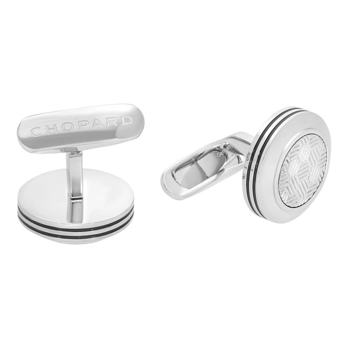 Chopard Gemelos Classic de acero inoxidable con acabados en paladio