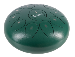 Tongue Drum de 10” Verde 11 Notas