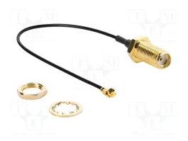DeLOCK 67413 Cable coaxial SMA a I-PEX MHF1 de 0,1 m