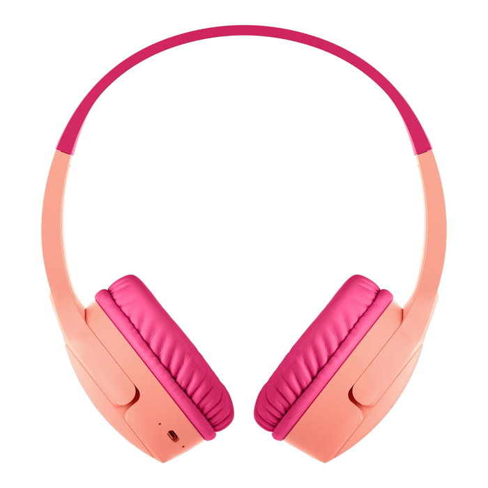 Belkin Soundform Mini Auriculares Inalámbricos Rosa para Niños USB-C
