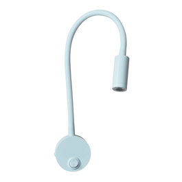 Cristalrecord Aplique LED Clasic, Blanco, 35 x 6,3 cm, 4000K (Luz Blanca Neutra), 3W, 450lm, Flexible y Focalizado para Luz Auxiliar/Lectura