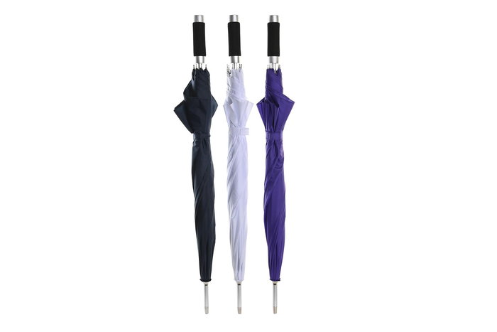 DKD Home Decor Paraguas Lila y Azul Marino (12 Unidades) 104 x 84 x 104 cm