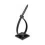 DeLOCK Soporte de fijación 18675 de 40 x 40 mm con bridas de 250 x 7,2 mm, Negro