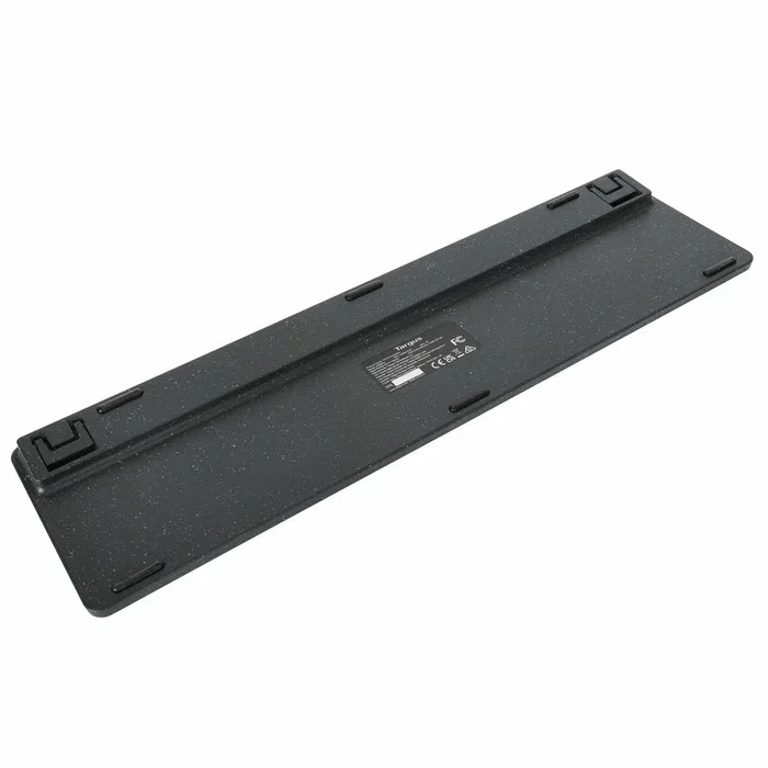 Targus EcoSmart AKB874UK Teclado USB Alámbrico Completo 100% QWERTY Inglés UK Negro, Teclas Multimedia y Windows, Antimicrobiano