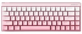Mchose MC-Ace68Air-8 Teclado Mecánico Gaming Inalámbrico 68 Teclas Layout Español Retroiluminación Rosa