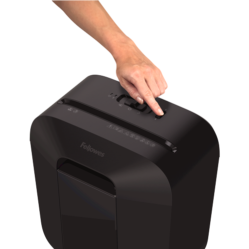 Fellowes 4170601 Trituradora LX25M, 6 Hojas, Corte en Partículas, 4x12 mm