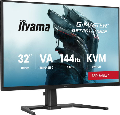 iiyama G-MASTER GB3261UHSCP-B1 Monitor Gaming 4K UHD 31,5 pulgadas 144Hz VA Negro