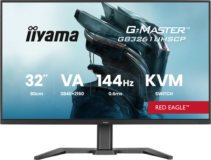 iiyama G-MASTER GB3261UHSCP-B1 Monitor Gaming 4K UHD 31,5 pulgadas 144Hz VA Negro