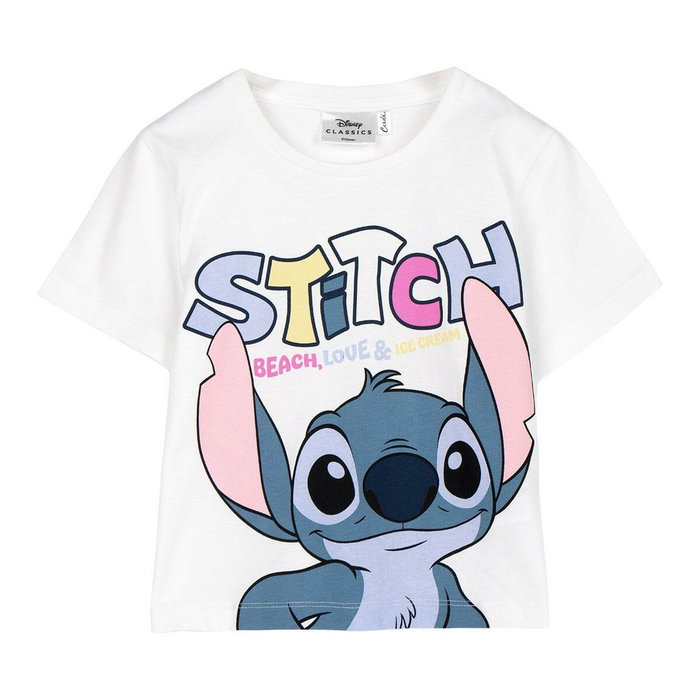 Cerdá Camiseta Corta Single Jersey Stitch 8 Años Blanco