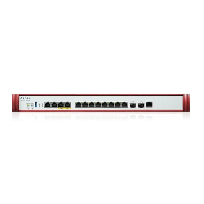 Zyxel USG FLEX 700H Cortafuegos Hardware de 15 Gbit/s con 12 Puertos LAN, VPN 3 Gbit/s - Solo Dispositivo