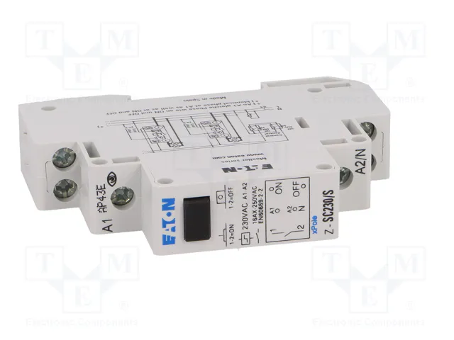 EATON ELECTRIC Z-SC230/S Relé de instalación biestable 230V AC EATON ELECTRIC Z-SC230/S Relé de instalación biestable 230V AC