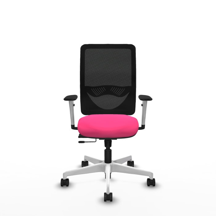 PIQUERAS Y CRESPO Silla de oficina Zulema Rosa y Negro con mecanismo Sincro/Traslack PIQUERAS Y CRESPO Silla de oficina Zulema Rosa y Negro con mecanismo Sincro/Traslack