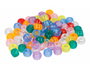 Innspiro Cuentas de plástico eco grosella multicolor con purpurina de 9mm