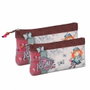 Forever Ninette Set de Dos Neceseres Swing Multicolor 15 x 26 x 4 cm y 12 x 23,5 x 3 cm