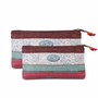 Forever Ninette Set de Dos Neceseres Swing Multicolor 15 x 26 x 4 cm y 12 x 23,5 x 3 cm