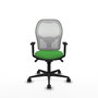 PIQUERAS Y CRESPO Silla de Oficina Jorquera Verde y Blanco