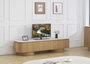 DKD Home Decor Mueble TV MDF Granito 200x40x45 Marrón Claro