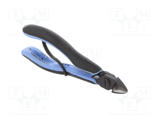 LINDSTRÖM Alicates de corte lateral de precisión ESD cabeza ovalada 147mm