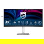 Philips 34B2U5600C Monitor Curvo 34" (86.4 cm) Dual QHD 3440x1440, 120Hz, 4ms, VA, USB-C, Altavoces, Gris