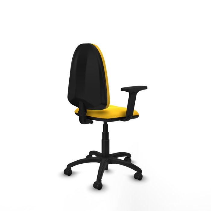 PIQUERAS Y CRESPO Silla de oficina Aýna Amarilla con mecanismo de contacto permanente PIQUERAS Y CRESPO Silla de oficina Aýna Amarilla con mecanismo de contacto permanente