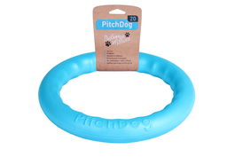 PITCHDOG 20 ARO AZUL 20cm Juguete para Perros Duradero y Flotante