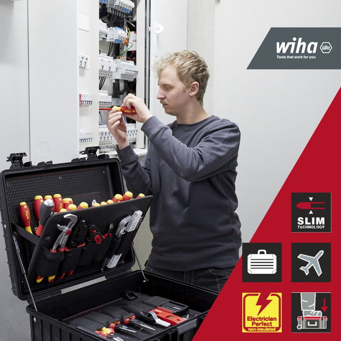 Wiha Competence XL 9300-702 Set de Herramientas para Electricistas Wiha Competence XL 9300-702 Set de Herramientas para Electricistas