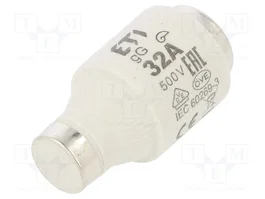 ETI POLAM Fusible de Cartucho DIII Cerámica 32A 500V