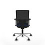 PIQUERAS Y CRESPO Silla de oficina Yunquera Azul con respaldo de malla Negro
