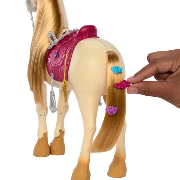 Barbie Caballo Interactivo con Sonidos y Accesorios, Barbie Mysteries, Referencia HXJ42