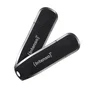 Intenso 3533495 Memoria USB 128 GB Tipo A 3.2 Gen 1 (70 MB/s) Pack de 2 - Negro con Tapa