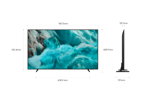 Samsung TQ43Q7FAAU TV QLED Smart TV 43" 4K UHD Negro con Quantum Dot y Tizen