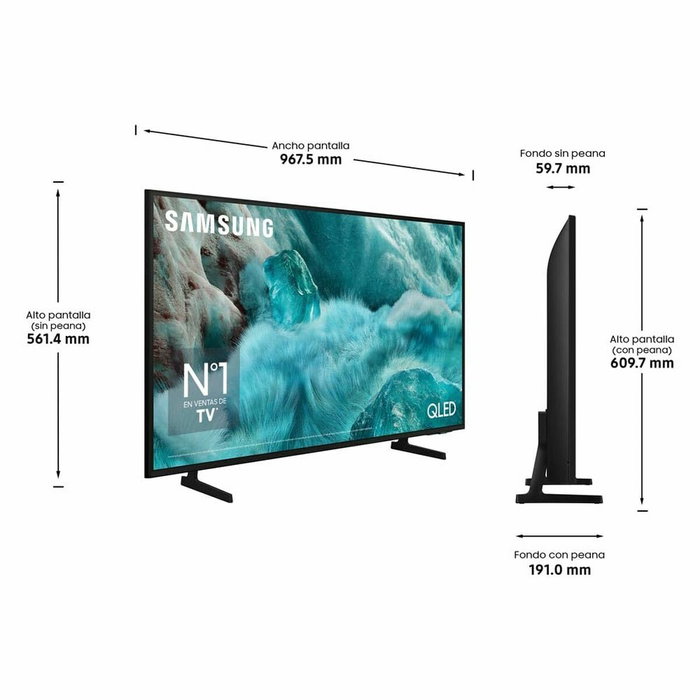 Samsung QLED Q7F TQ43Q7FAAU 43 pulg. 4K Ultra HD Smart TV Samsung QLED Q7F TQ43Q7FAAU 43 pulg. 4K Ultra HD Smart TV