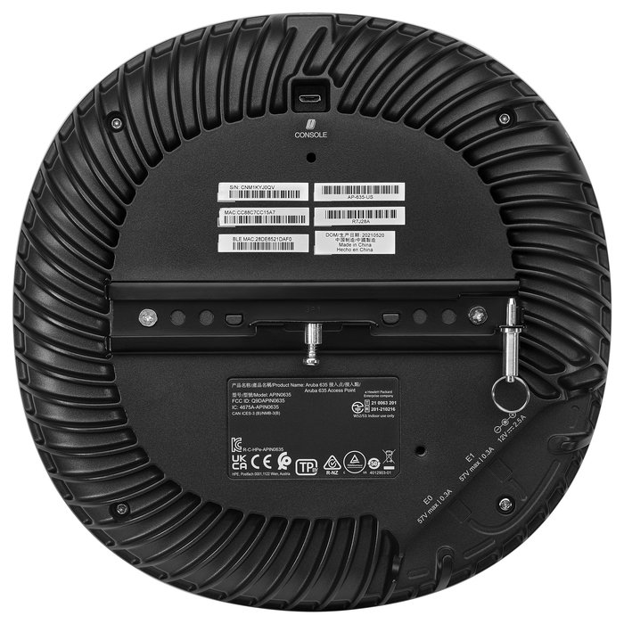 HPE Aruba Networking AP-635 5-Pack Campus Access Point Tri Radio 2x2 Wi-Fi 6E (RW) con Antenas Internas, Bluetooth 5.0, PoE