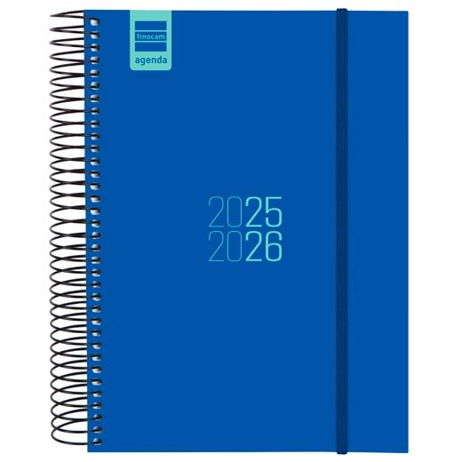 Finocam Agenda E10 Estudiantes Espiral 155x212 mm Azul 2025-2026 Estudiantes y Adultos Finocam Agenda E10 Estudiantes Espiral 155x212 mm Azul 2025-2026 Estudiantes y Adultos