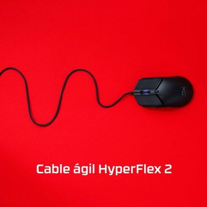 HyperX Pulsefire Haste 2 Ratón Gaming Negro