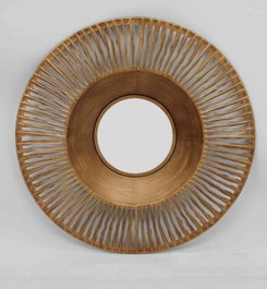DKD Home Decor Espejo de Metal Cobre 70x70x8,5 cm