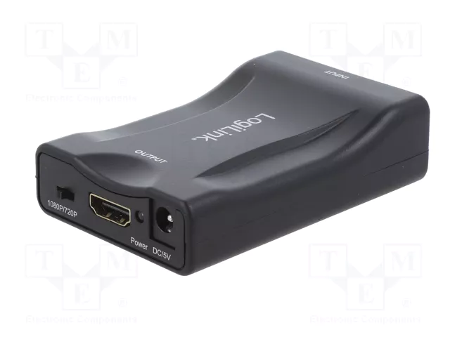 LOGILINK Convertidor de vídeo SCART a HDMI 1080p CV0160 negro LOGILINK Convertidor de vídeo SCART a HDMI 1080p CV0160 negro