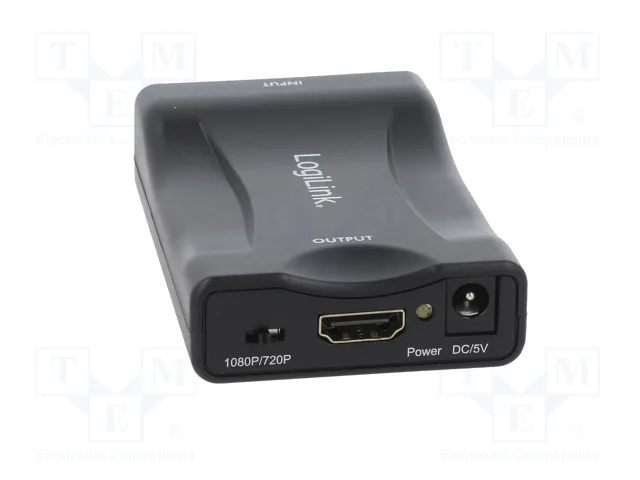 LOGILINK Convertidor de vídeo SCART a HDMI 1080p CV0160 negro LOGILINK Convertidor de vídeo SCART a HDMI 1080p CV0160 negro