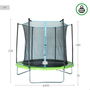 Cama Elástica Infantil con Red de Seguridad Aktive 305 x 256 x 305 cm Ø 305 cm