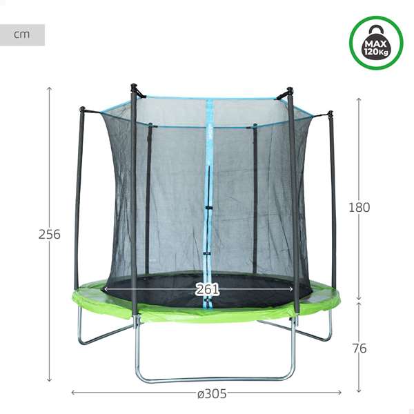 Color Baby Aktive-Trampolin D305Xh256 Cm-Max 120Kg Color Baby Aktive-Trampolin D305Xh256 Cm-Max 120Kg